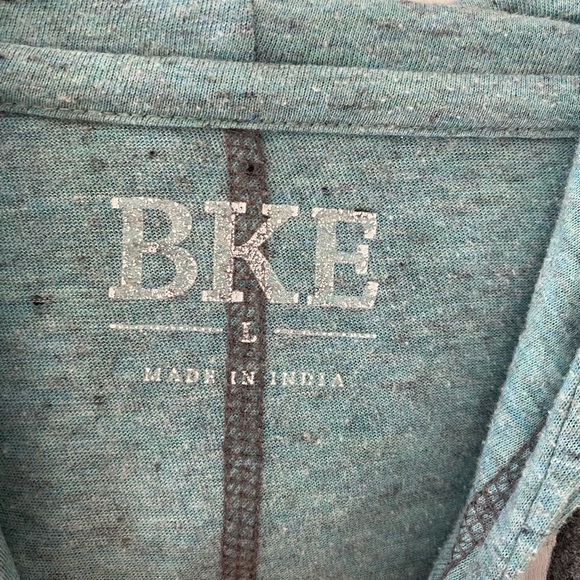 NWOT Buckle L BKE Teal Hooded Top - Picture 3 of 4
